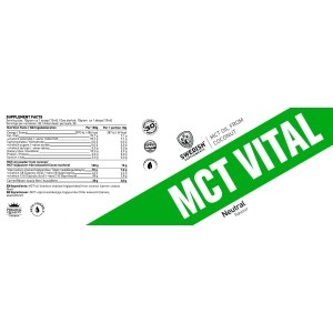 MCT Vital Powder / from Coconut Oil - 300 г | SWEDISH Supplements