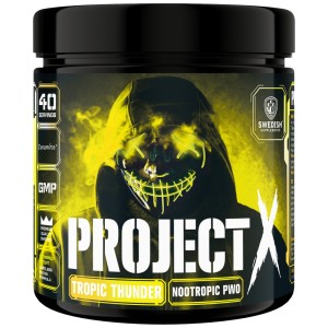 Project X 2.0 | Advanced Nootropic Pre-Workout - Тропически Плодове 330 г | SWEDISH Supplements