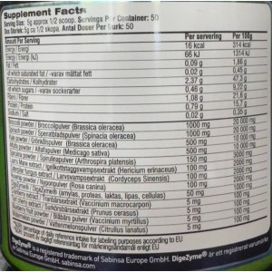 Super Greens - Студен чай праскова 250 г | SWEDISH Supplements Super Greens - Студен чай праскова 250 г | SWEDISH Supplements