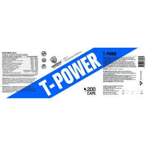 T-Power - 200 капсули | SWEDISH Supplements