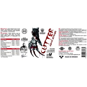 THE CUTTER | Thermogenic Adipose Destroyer - 120 капсули | SWEDISH Supplements