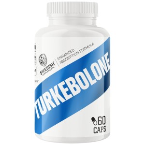 Turkebolone | Turkesterone 500 mg with BioPerine® - 60 капсули | SWEDISH Supplements