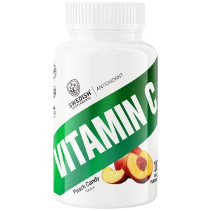 Vitamin C 500 mg - Праскова 100 Дъвчащи таблетки | SWEDISH Supplements