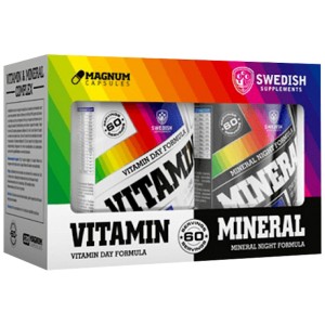 Vitamin Day Formula & Mineral Night Formula Complex - 2 x 120 капсули | SWEDISH Supplements