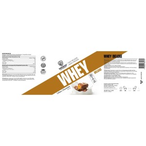 Whey Protein Deluxe - Ванилов сладолед 1800 г | SWEDISH Supplements