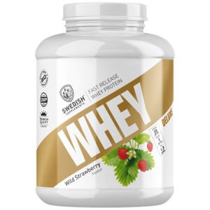 Whey Protein Deluxe - Дива ягода 2000 г | SWEDISH Supplements