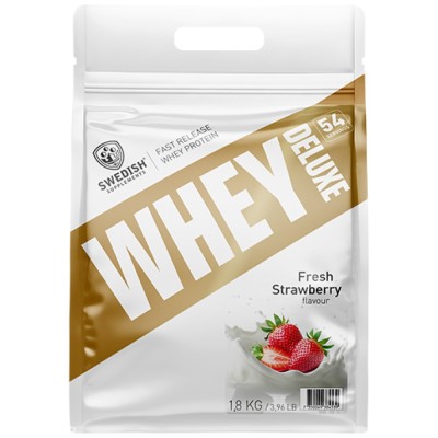Whey Protein Deluxe - Ягода 1800 г | SWEDISH Supplements