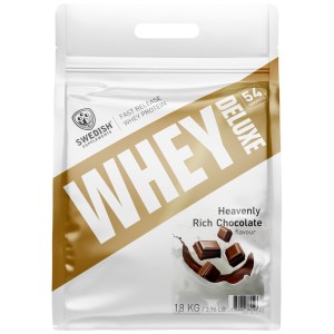 Whey Protein Deluxe - Шоколадов рай 1800 г | SWEDISH Supplements