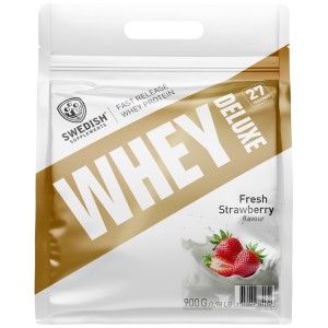 Whey Protein Deluxe - Ягода 900 г | SWEDISH Supplements