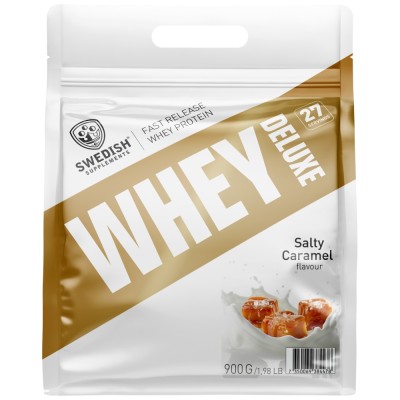 Whey Protein Deluxe - Солен карамел 900 г | SWEDISH Supplements