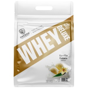 Whey Protein Deluxe - Ванилов сладолед 1800 г | SWEDISH Supplements