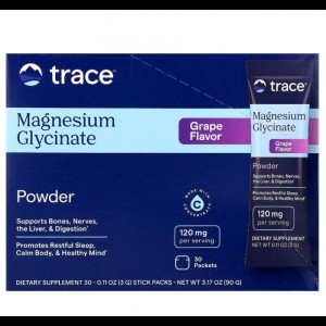 TM Magnesium Glycinate Powder 30pck - Магнезиев Глицинат - Грозде | 30 packs