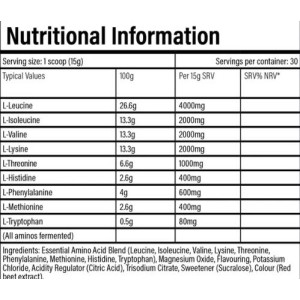 JP EAA | Fermented Aminos - Blue Fizzy Bottles 300 г | Trained by JP