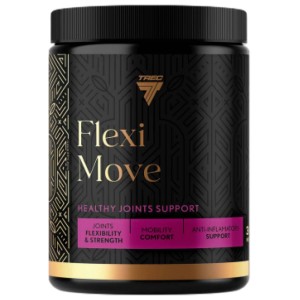 Flexi Move | Women's Beauty & Joint Formula with Collagen, Glucosamine, MSM, Chondroitin & Hyaluronic Acid - Ванилия с ягода 300 г | Trec Nutrition