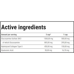 Glucosamine Sport Complex | with Hyaluronic Acid & Collagen Type II - 90 капсули | Trec Nutrition