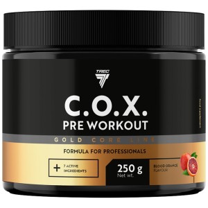 Gold Core | C.O.X. Pre-Workout Formula - Синя боровинка 250 г | Trec Nutrition