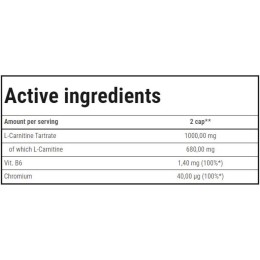 L-Carnitine Complex - 90 капсули | Trec Nutrition