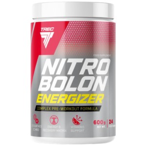 Nitrobolon Energizer | Complete Pre-Workout Formula - Тропически пунш 600 г | Trec Nutrition