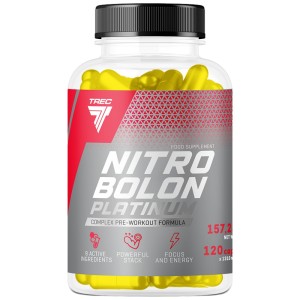 Nitrobolon Platinum Caps | Complete Pre-Workout Formula - 120 капсули | Trec Nutrition
