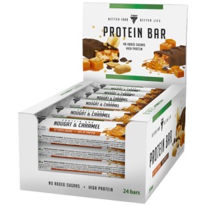 Protein Bar 30% | No Added Sugars - Нуга с карамел 24 x 46 грама