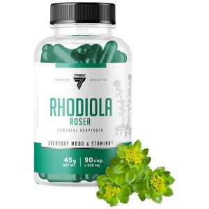Rhodiola Rosea 500 mg | 100 mg Root Extract - 90 капсули | Trec Nutrition
