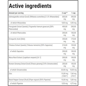 TestoXX Advanced Blend | Herbal Formula for Men - 60 капсули | Trec Nutrition
