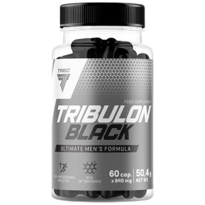 Tribulon Black - Tribulus Terrestris 95% | Ultimate Men's Formula - 120 капсули | Trec Nutrition