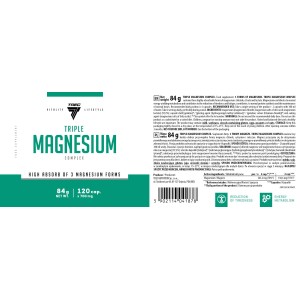 Triple Magnesium Complex - 120 капсули | Trec Nutrition