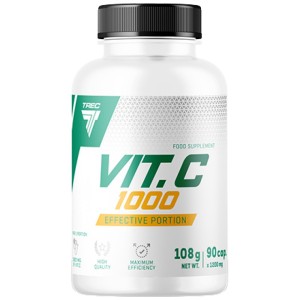 Vit. C 1000 | Vitamin C 1000 mg - 90 капсули | Trec Nutrition