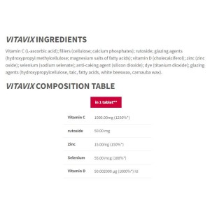 Vitavix Immunity Care | with Vitamin C, Zinc, Selenium, Vitamin D - 60 Таблетки | Trec Nutrition
