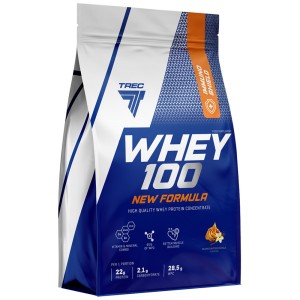 Whey 100 | High Quality Whey Protein Concentrate with Immuno Shield - Фъстъчено масло с ванилия 700 г | Trec Nutrition