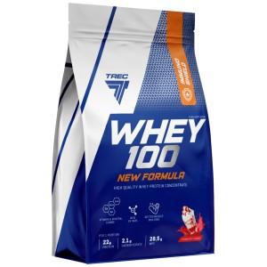 Whey 100 | High Quality Whey Protein Concentrate with Immuno Shield - Ягодов крем 2000 г | Trec Nutrition