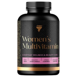 Women's Multivitamin | with Fish Collagen Peptides, Hyaluronic Acid, CoQ10, L-Carnitine, CLA & Green Tea - 90 капсули | Trec Nutrition