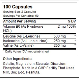BCAA PRO 100 капсули Universal Nutrition