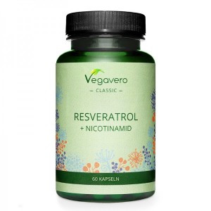 Resveratrol + Nicotinamide 60 капсули | Vegavero Resveratrol + Nicotinamide 60 капсули | Vegavero