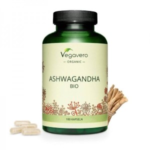 Ashwagandha Bio 180 капсули | Vegavero
