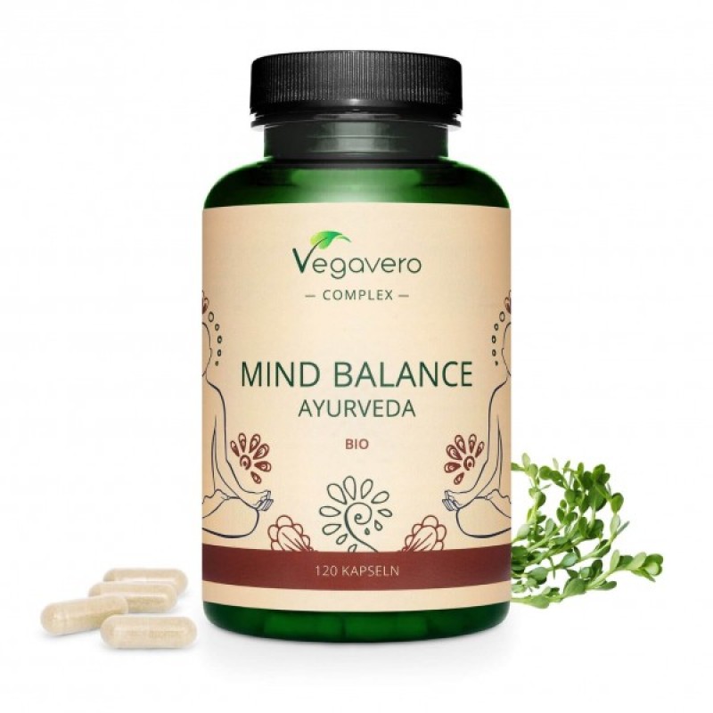 Mind Balance Ayurveda 120 капсули, 100% Vegan