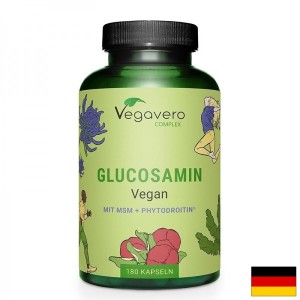 Glucosamine Vegan + MSM 180 капсули | Vegavero