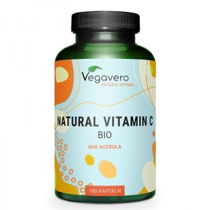 Natural Vitamin C 180 капсули | Vegavero