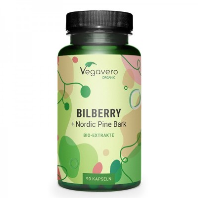 Bilberry + Norrdic Pine Bark 90 капсули | Vegavero