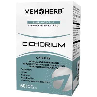 Cichorium - 60 капсули | VemoHerb Cichorium - 60 капсули | VemoHerb
