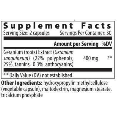 Geranium - 60 капсули | VemoHerb Geranium - 60 капсули | VemoHerb