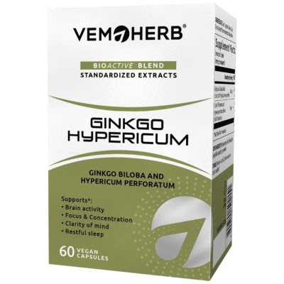 Ginkgo Hypericum - 60 капсули | VemoHerb
