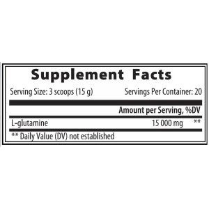 Glutamine Powder - Неовкусен 300 г | VemoHerb Glutamine Powder - Неовкусен 300 г | VemoHerb