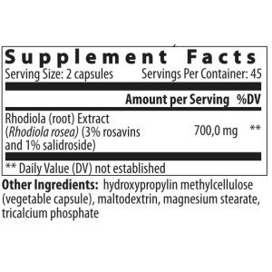 Rhodiola Rosea - 90 капсули | VemoHerb