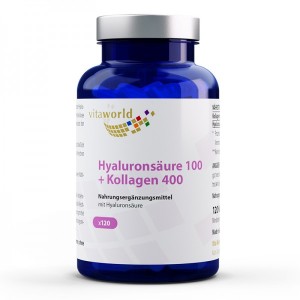 Hyaluronic Acid + Collagen 120 капсули | Vita World