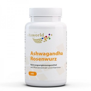 Ashwagandha + Rhodiola Rosea 60 капсули | Vita World