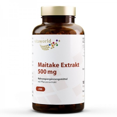 Maitake Extract 500 мг 100 капсули | Vita World
