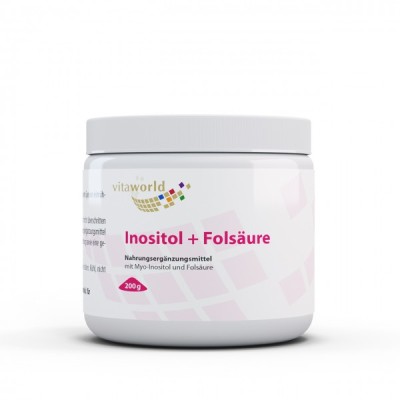 Inositol + Folic Acid Powder 200 гр | Vita World