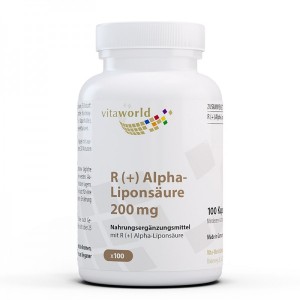 R (+) Alpha-Lipoic Acid 200 мг 100 капсули | Vita World